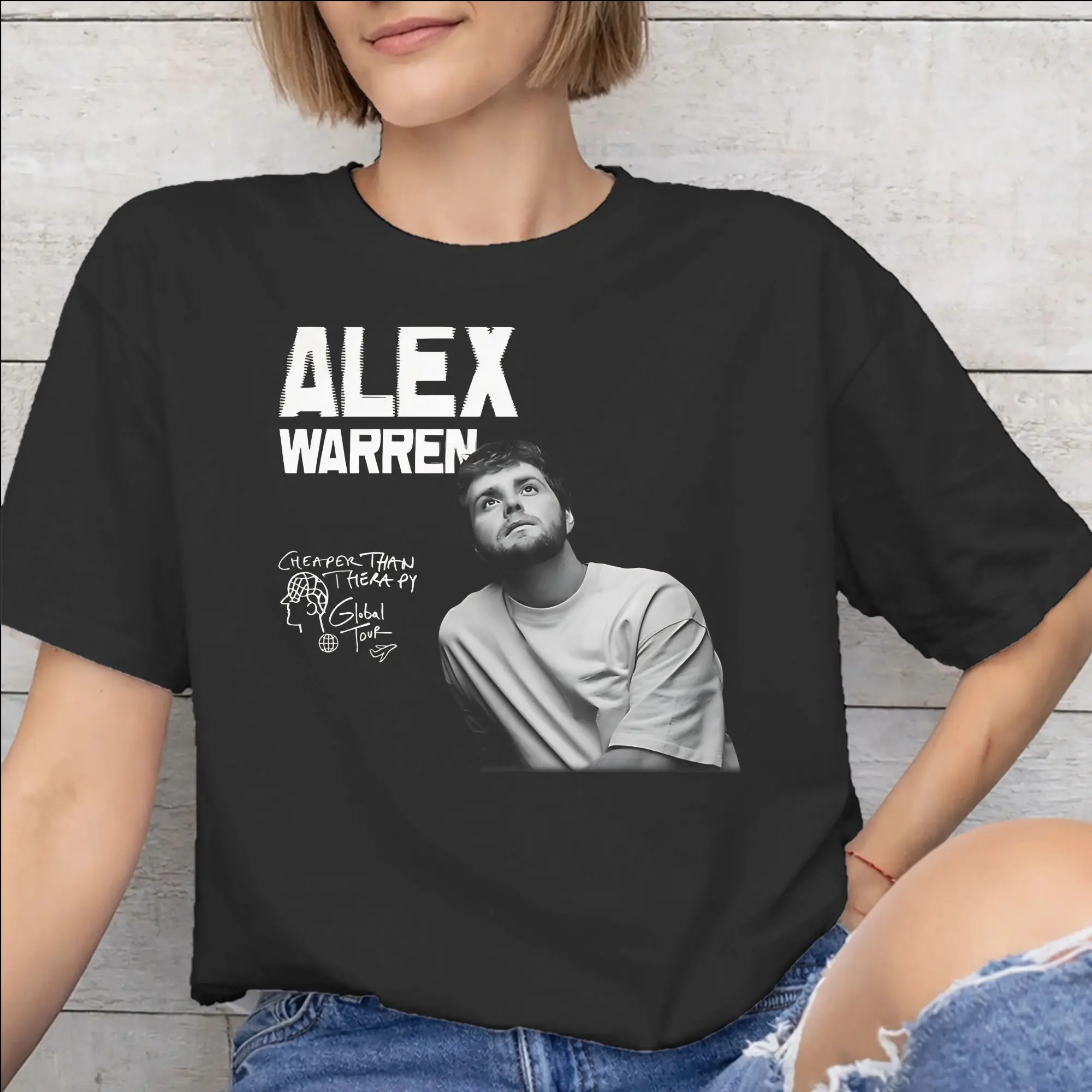 Graphic Printed Alex Warren Little Orphan Live Tour 2026 T Shirt for Men Women  Cotton T-shirts Short Sleeve Clothes