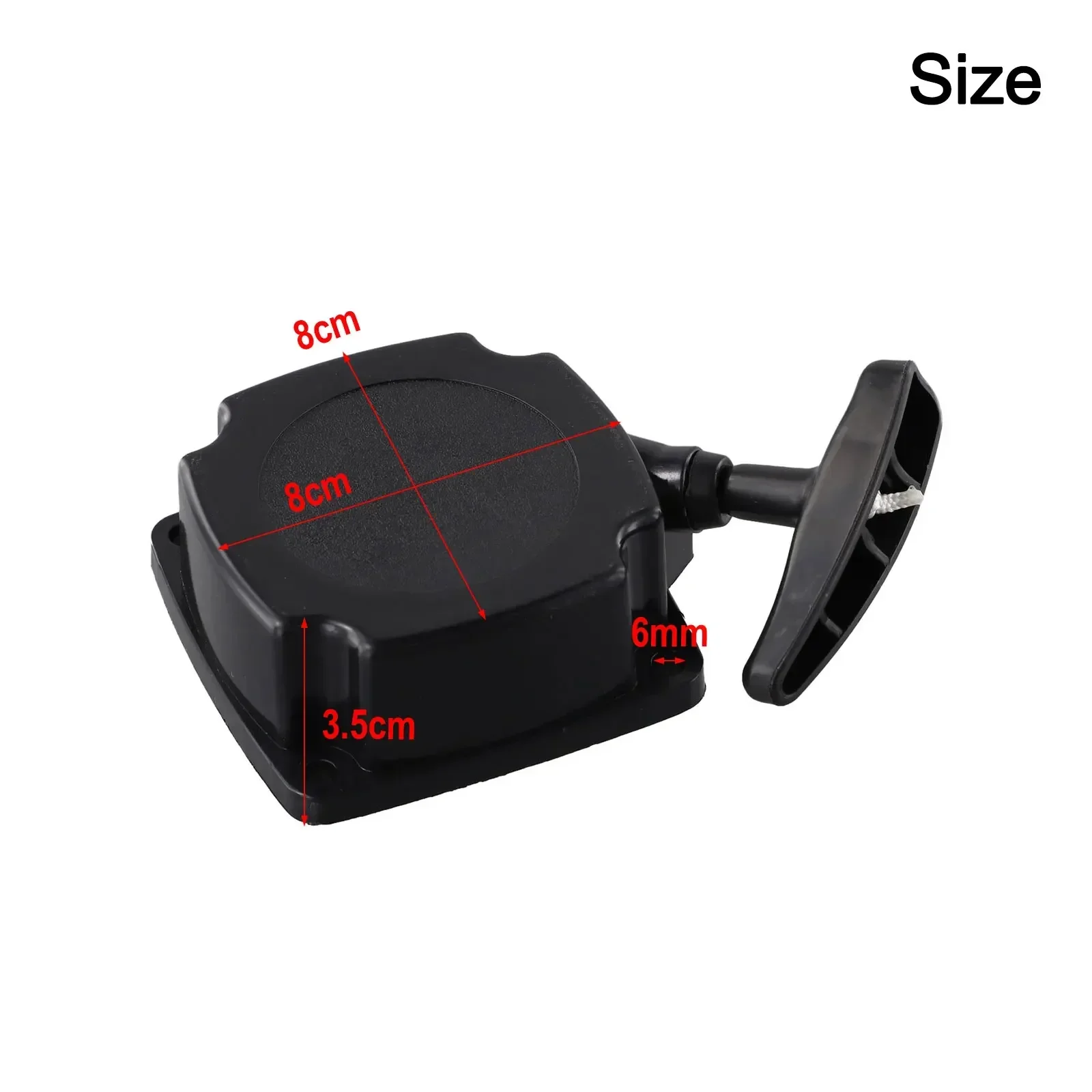 

Запчасти, аксессуары для стартера с возвратной пружиной для кустореза, стартер в сборе, черная газонокосилка