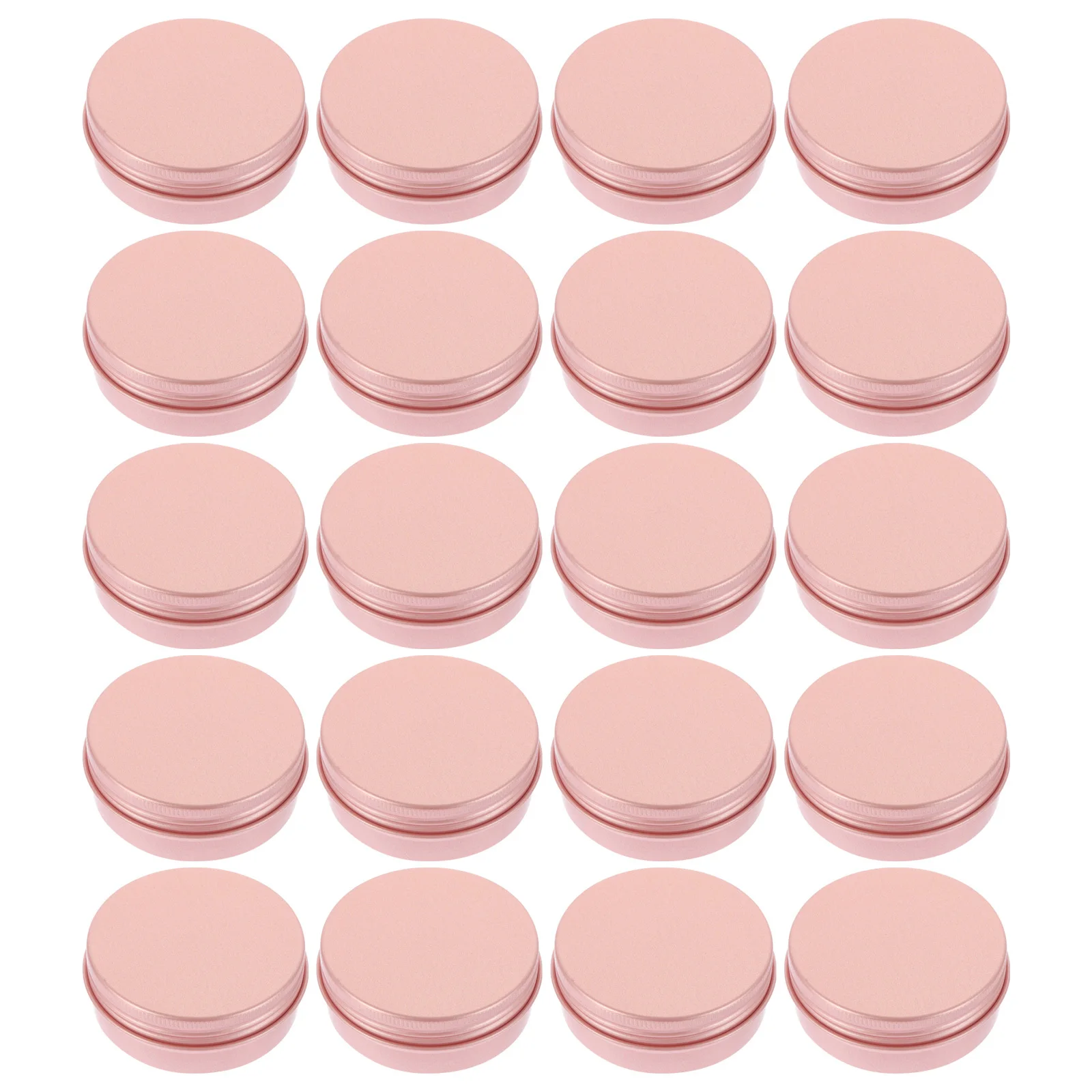 20 stücke Aluminium Boxen Creme Lagerung Container Tragbare Reise Sub Gläser Spirale Deckel Für Make-Up Probe Lotion Balsam Salz