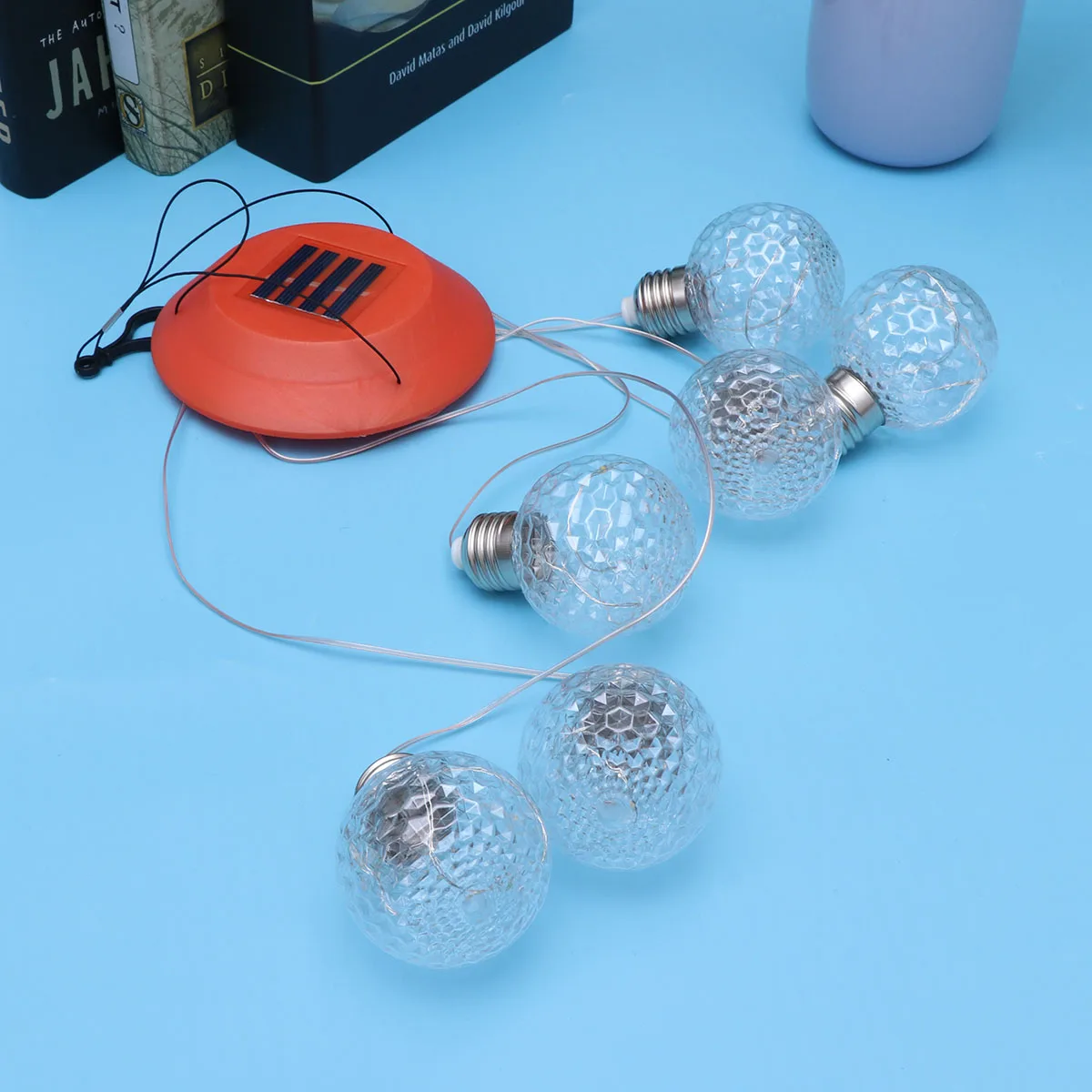 

Solar Color LED Golf Ball Bulb Wind Chime Light Home Solar Rotating Wind Chime Light Decoration Hanging Lamp Night Sensor