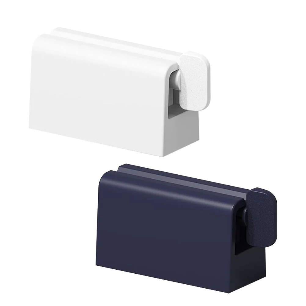 

2 Pcs Toothpaste Squeezer Dispenser Plastic Squeezing Tool Bathroom Accessories Automatic Organizer Abs Manual Clip