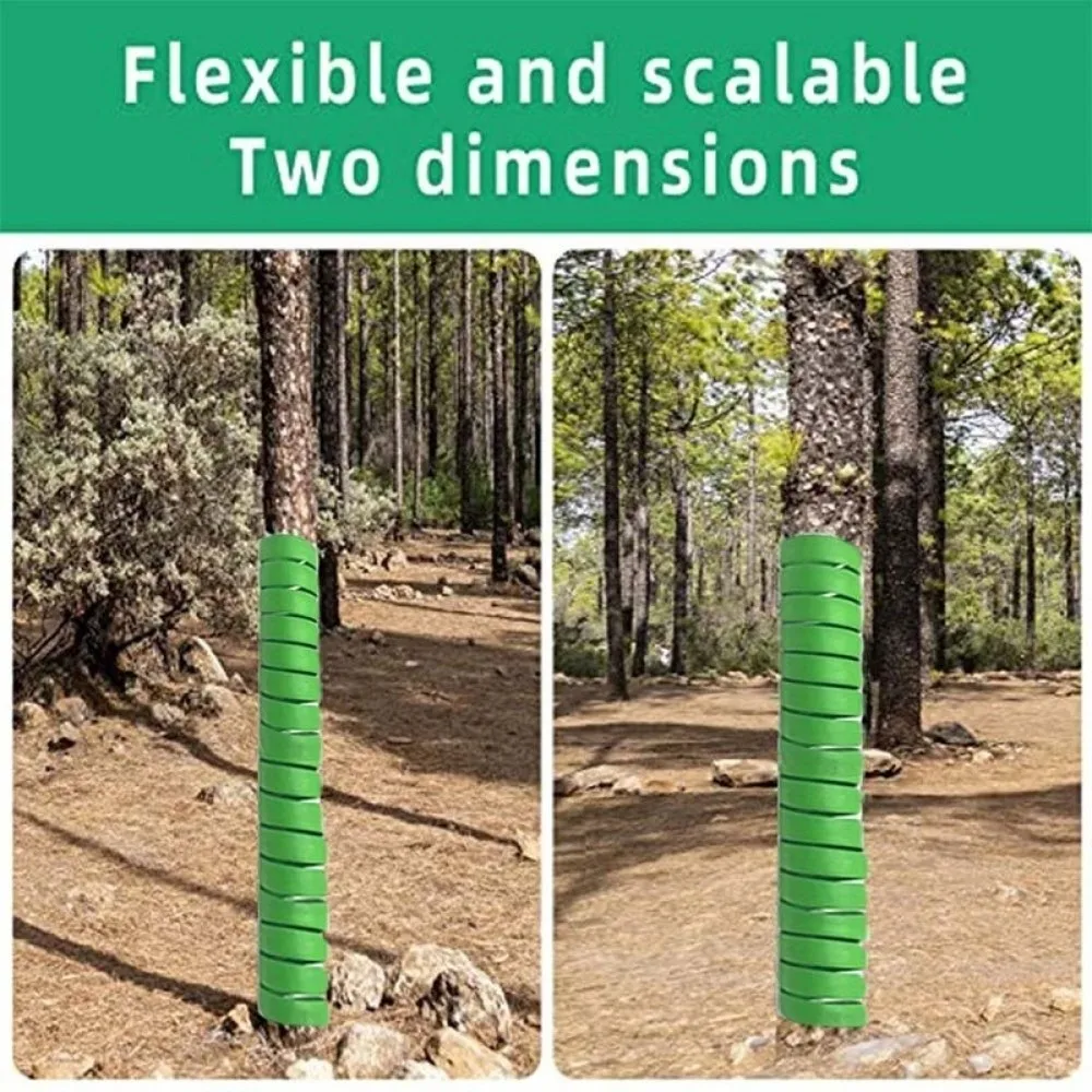 Copertura per corteccia d'albero 40 cm Protezione per corteccia d'albero Protezione per albero flessibile in plastica Avvolge il tubo a spirale Protezione per il tronco dell'albero Prevenzione dei cervi