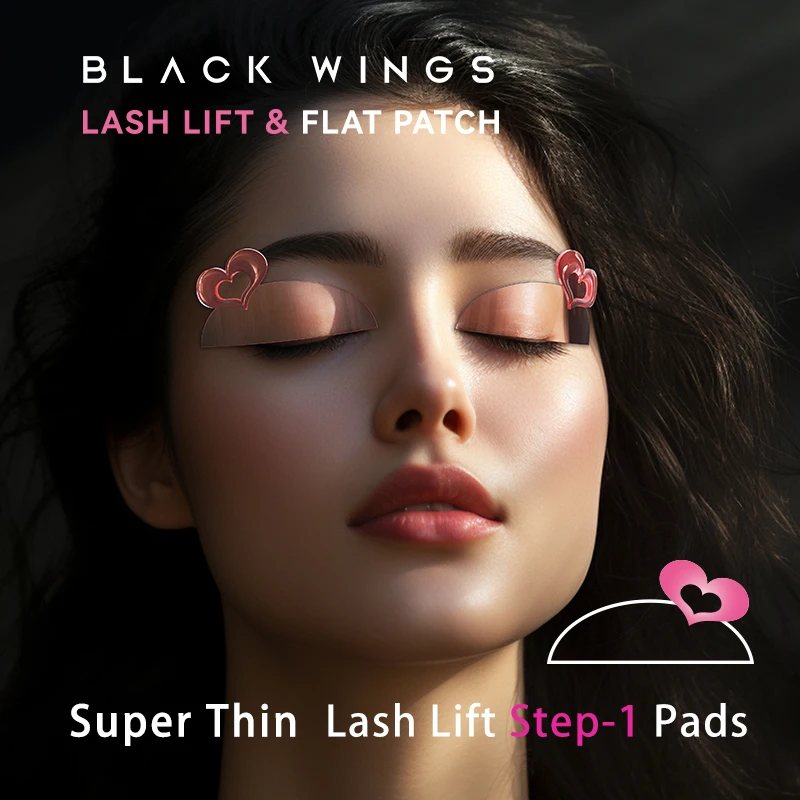 BLACKWINGS Korean Silicone Pre-Softening Shields 1PC Lash Lift Softening Pads for Keratin Treatment