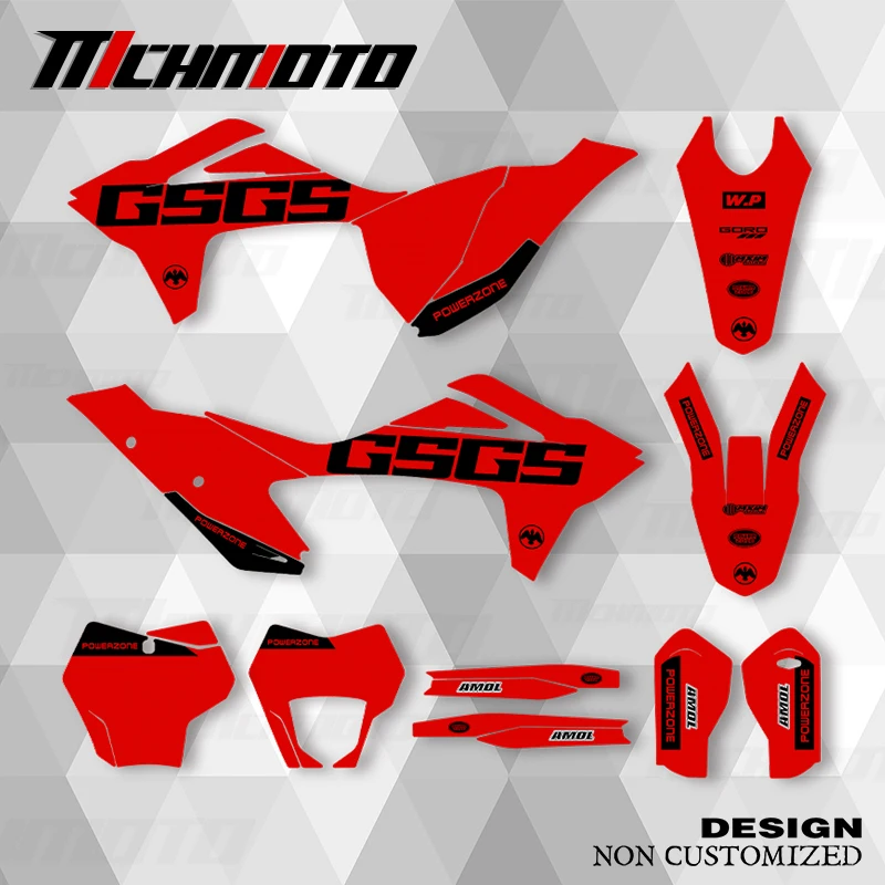 

MCHMFG New Style Graphics Decals Stickers Kits For GASGAS EC 2021 2022 2023 MC