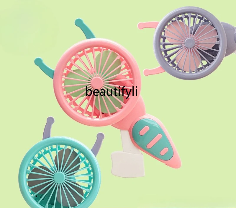 

Manual press fan hand-held hand press portable hand-held small and cute