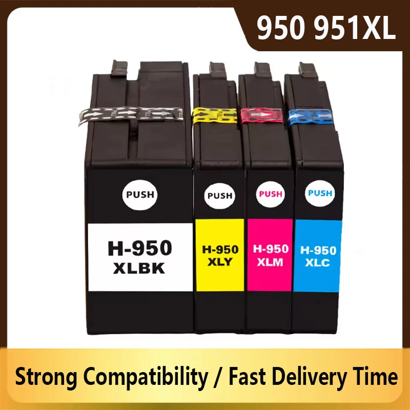 

Compatible For HP 950XL 951XL HP950 Ink Cartridge for HP 950 951 for Officejet Pro 8100 8600 251dw 276dw 8630 8650 8615 Printers