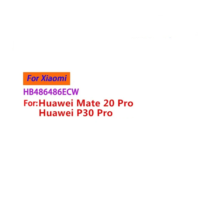 

2026 Years 100% Original 4200mAh HB486486ECW Phone Battery For Huawei P30 Pro Mate20 Pro Mate 20 Pro Batteries Fast Shipping