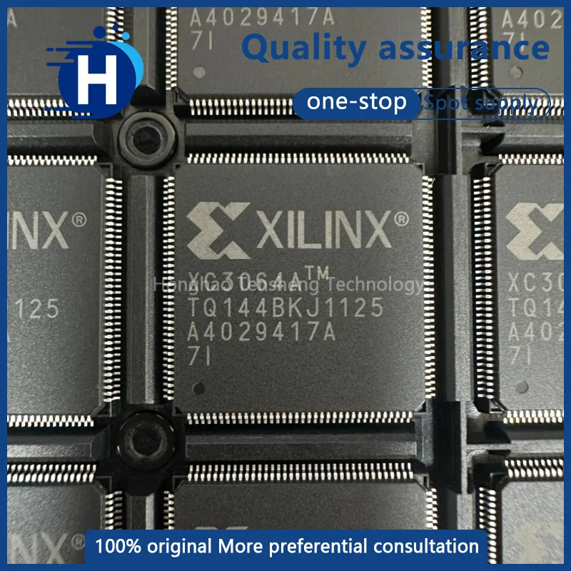 1 piece of high-quality XC3064A-7TQ144I or XC3064A-7TQ144C programmable logic device chip in a QFP144 package