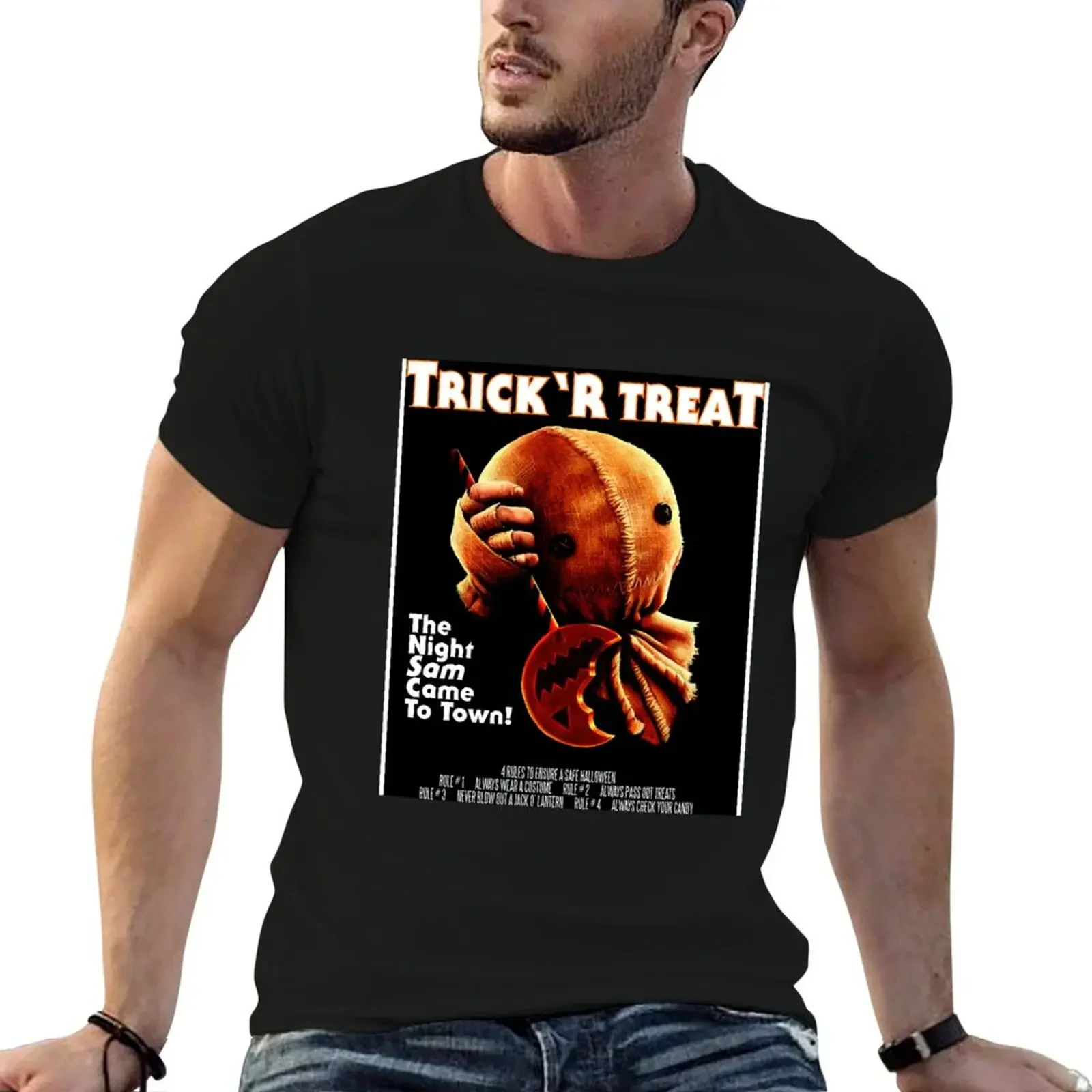 Trick &39;r Treat Halloween Mashup T-Shirt Funny t-shirt plus size clothes custom t-shirts mens funny t shirts