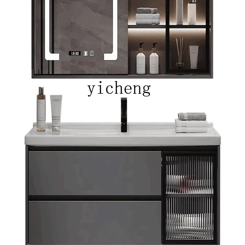 

Zf Bathroom Cabinet Combination Ceramic Integrated Basin Modern Simple Toilet Washstand