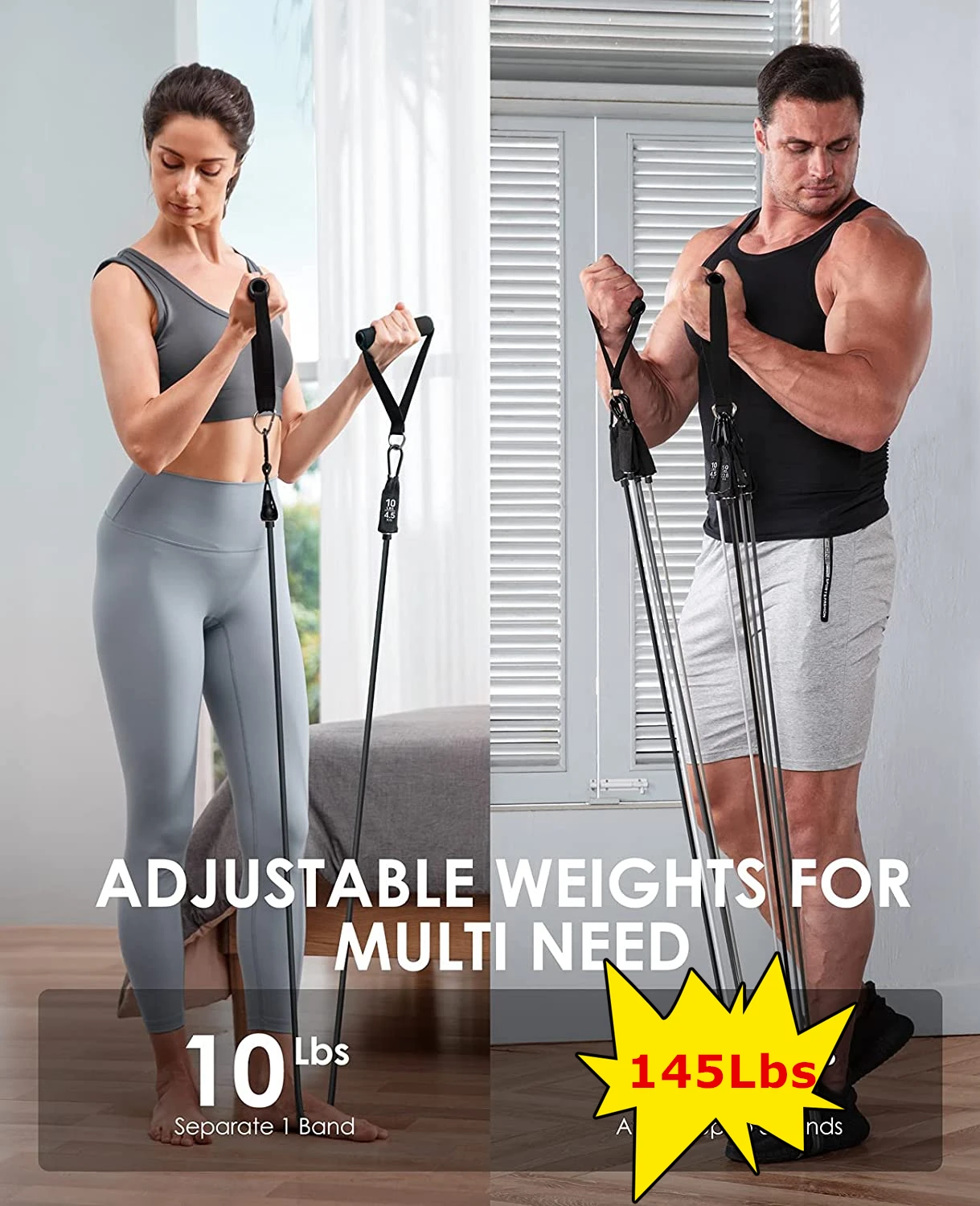 Pita Elastis Latihan Kekuatan  - Home Gym Equipment Set ulasan dan harga