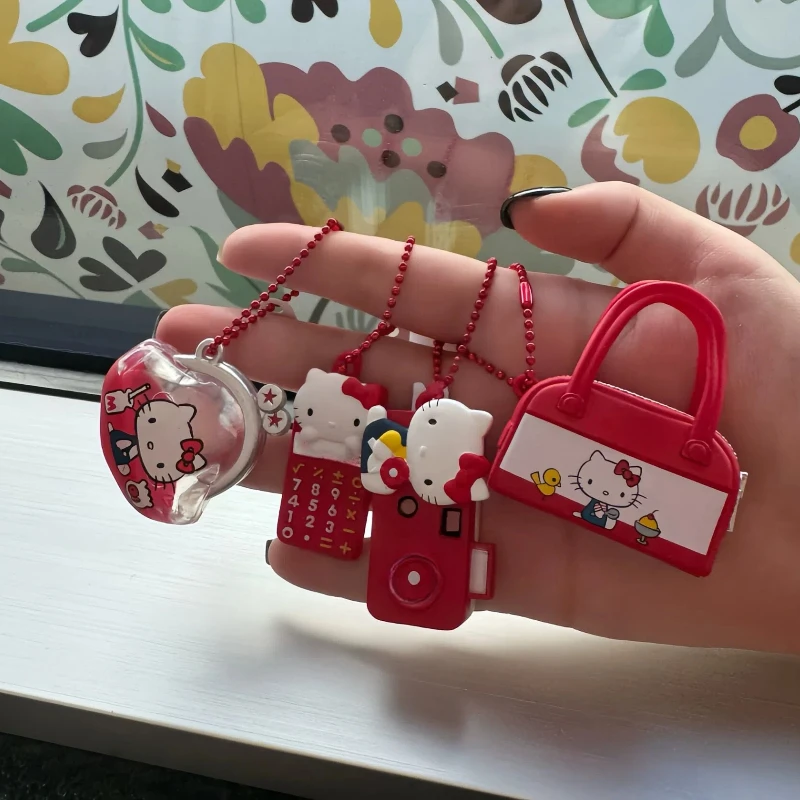 

New Stock Red Kt Cat Blind Box Can Be Used As A Backpack Pendant As A Kawaii Birthday Gift Collectibles Can Be Given Friend
