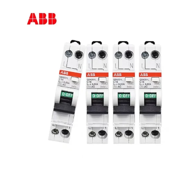 ABB Residual current protection circuit breaker GSN201L 1P+N 6A 10A 16A 20A 25A type C AC electronic