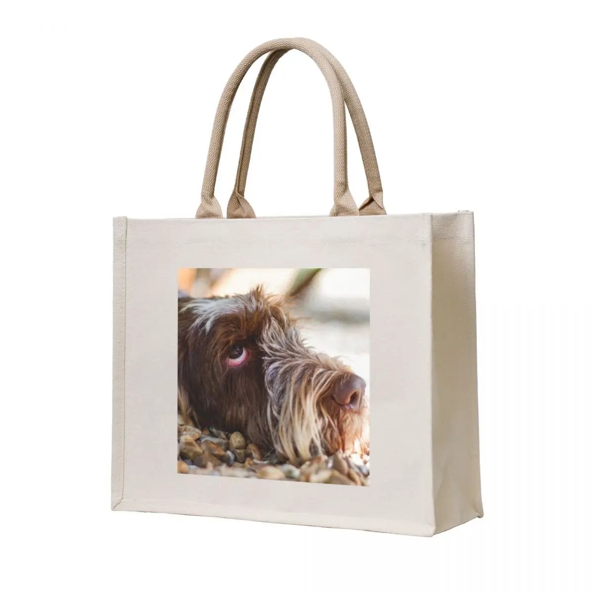Looking up Spinone Tote Bag Canvas Canvas bag ecological bags Gift bags