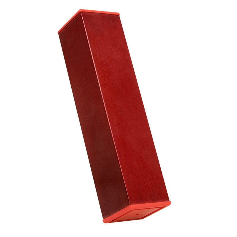 Rectangular Red Metal Sand Tube Metal Sand Tube Percussion Instrument Sand Tube Professional Accompaniment