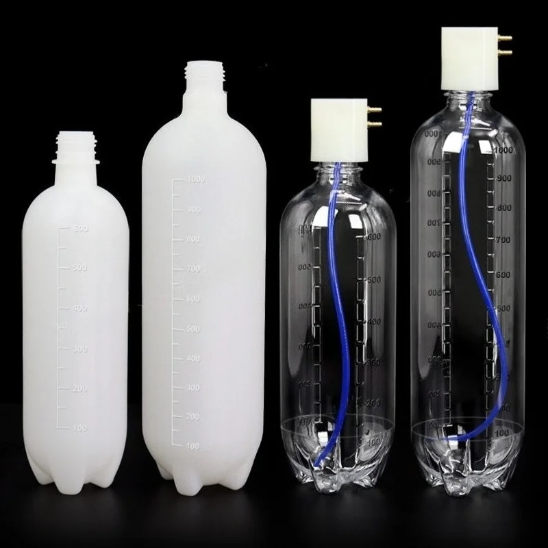 3Pcs Dental Chair Water Storage Bottle 600/1000ml Dental Turbines Plastic Water Bottle Replacement Accessory With/Without Lid