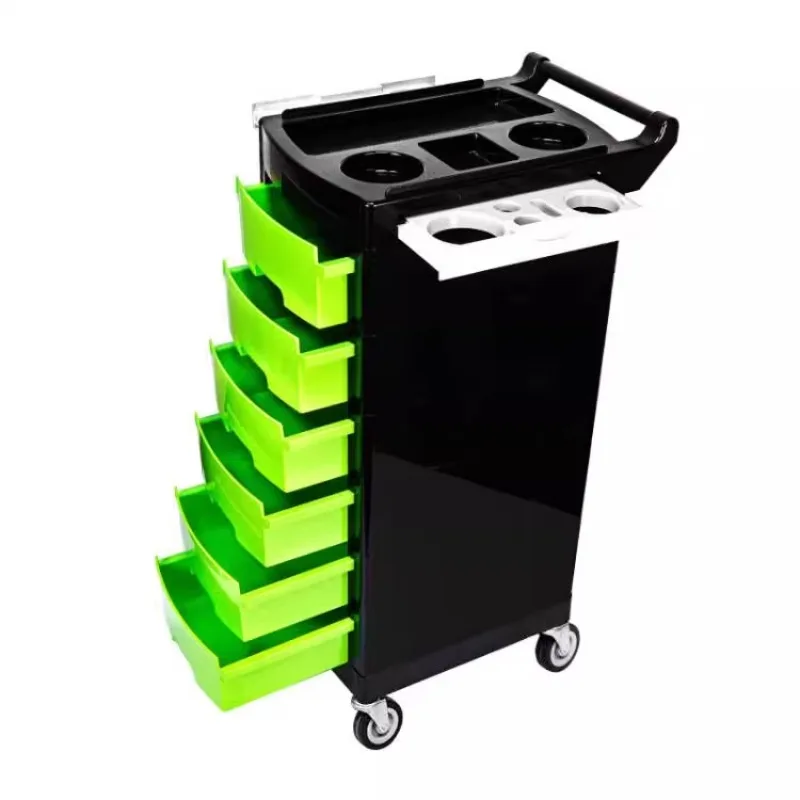 Cosmetologist Furniture for Aesthetics Professional Hairdressing Barber Trolley Beauty Salon Auxiliary Cart with Wheels 미용카트