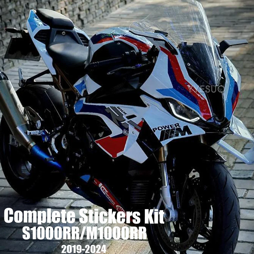 

2019 - 2024 for BMW S1000RR M1000RR Motorcycle Complete Stickers Kit S 1000 RR Accessories Full Graphic Kit M 1000 RR S1000RR