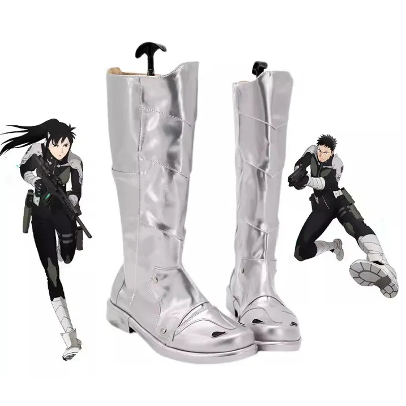 

NewKaiju No 8 Kikoru Shinomiya Cosplay Costume Shoes Handmade Faux Leather Boots Anime Halloween Costumes Props Accessories2025