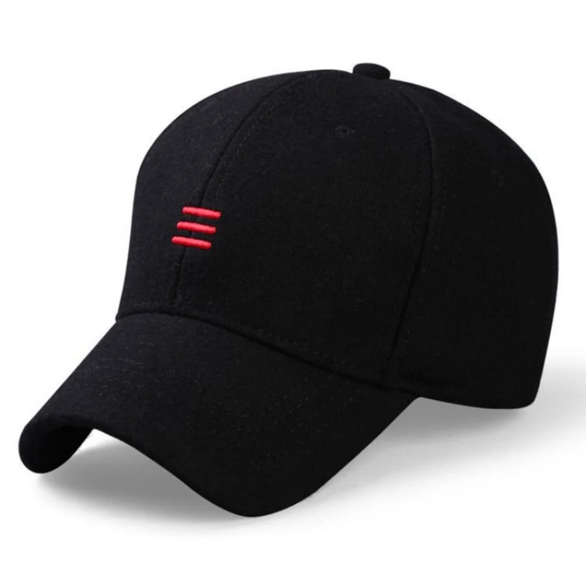 Adjustable Wool Winter Hat Unisex Warm Baseball Cap for Big Head Small Head Ski Snow Hiking Bonnets 56-64cm Sizes