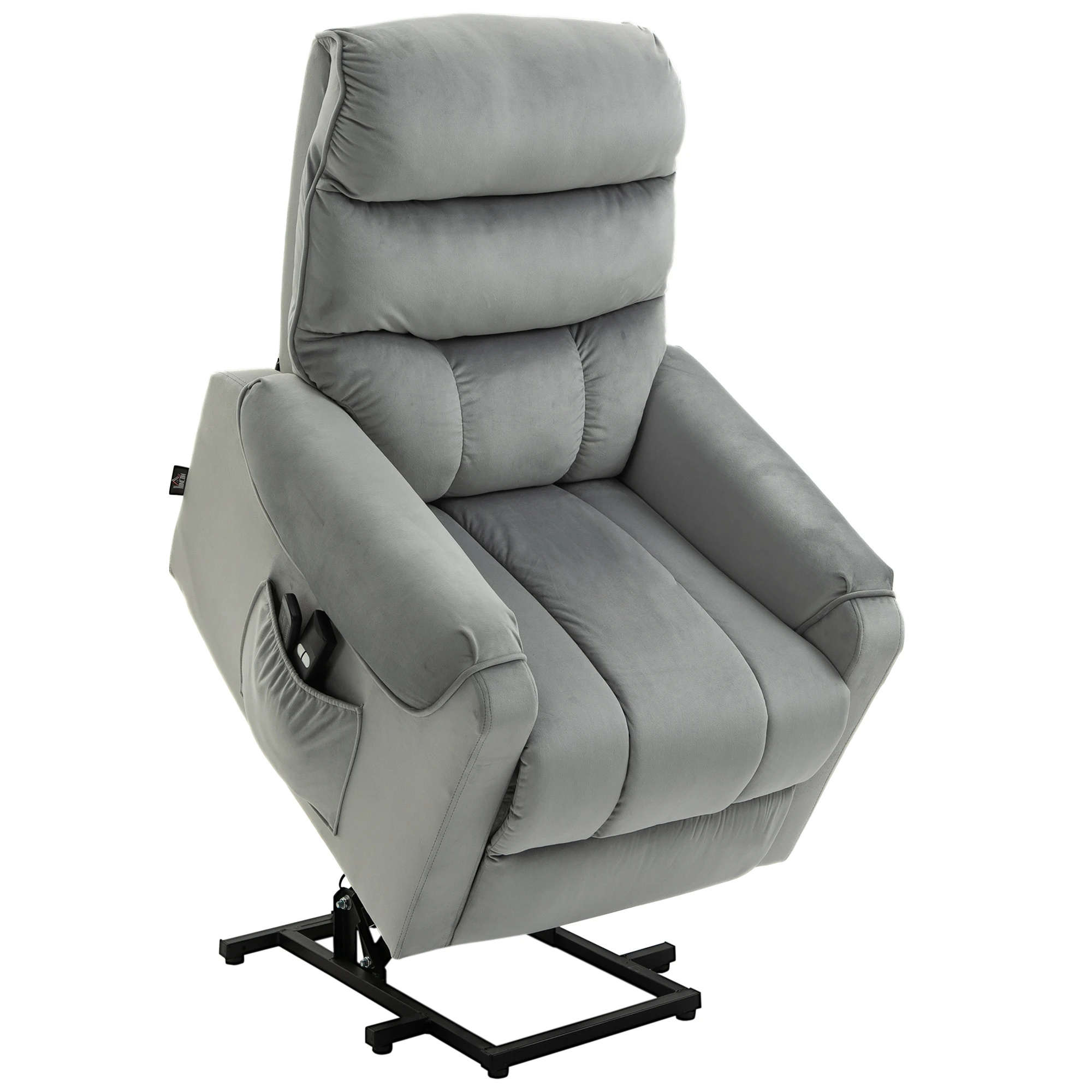 HOMCOM massage chair lift people with remote Control electric recline