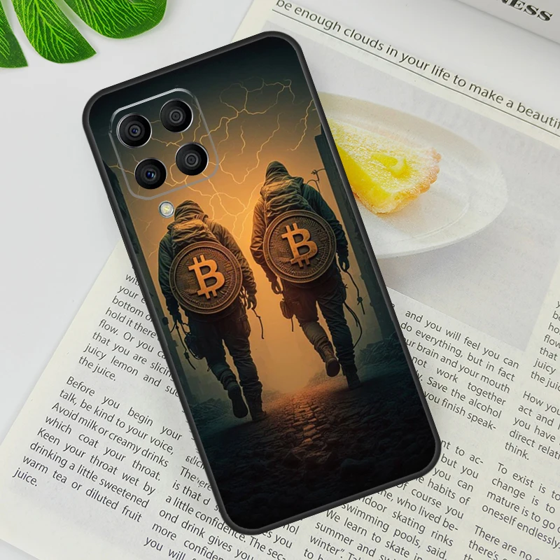 Crypto Currency Bitcoin BTC Case For Samsung Galaxy M12 M13 M14 M22 M32 M52 M11 M21 M31 M23 M33 M53 M20 M34 M54 Fundas