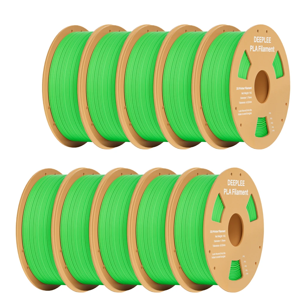 DEEPLEE 5/10KG PLA Filament 1,75mm Lebendige Farben FDM 3D-Drucker Verbrauchsmaterialien Geringe Fadenbildung, Hohe Präzision Deeplee Filament