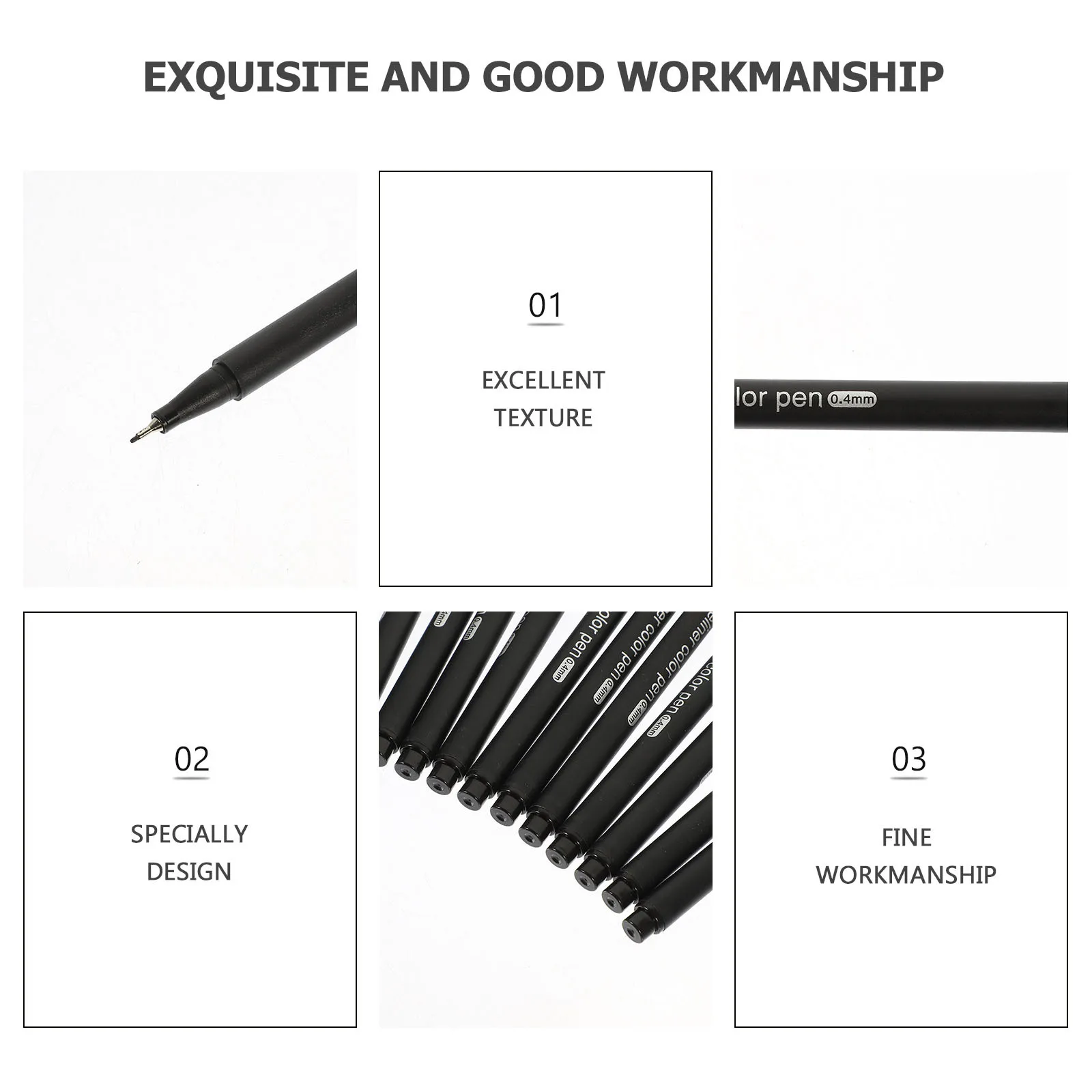 

24Pcs Needle Tip Drawing Pens Premium Safe Material Quick Drying Fine Liners Perfect for Sketching Journaling Technical Drawing