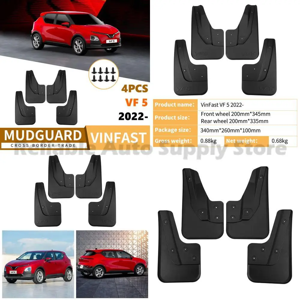 

For VinFast VF 5 2022-2025 Mud Flaps Fender Liners Premium Quality Durable Protection Top Seller Fast Shipping