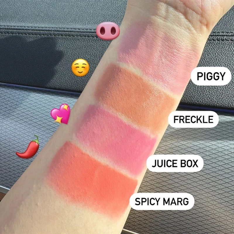 Brand Skin Balm Jelly Bean Lipgloss Spicy Marg Juice Box Pocket Blush Stick Lichtechtes, wasserdichtes Rouge, feuchtigkeitsspendender Lippenstift