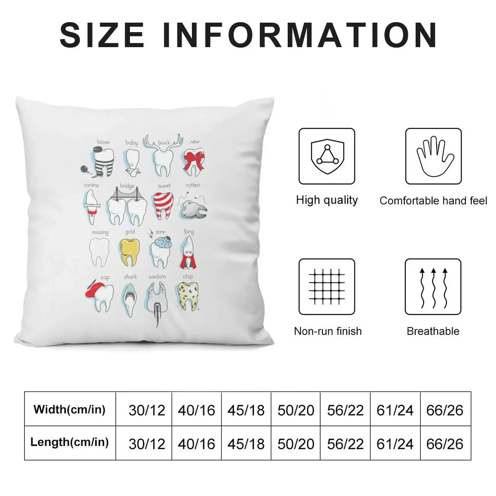 Dental Definitions Throw Pillow christmas pillow case ornamental pillows pillow