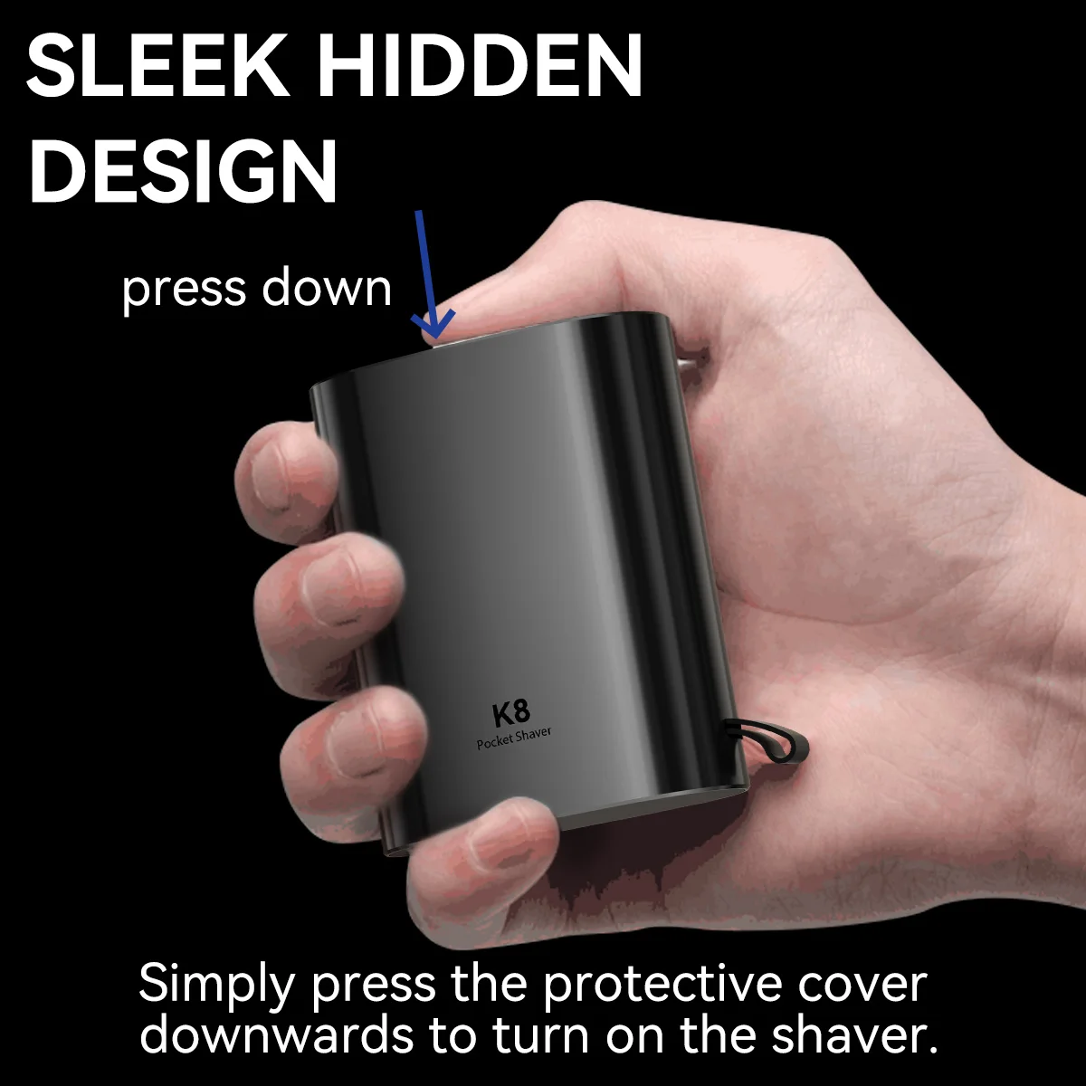 Youpin ENCHEN ماكينة حلاقة كهربائية K8 ماكينة حلاقة صغيرة الحلاقة جيب أداة تهذيب اللحية 2D ماكينة حلاقة عائمة للرجال مقاوم للماء مخفي