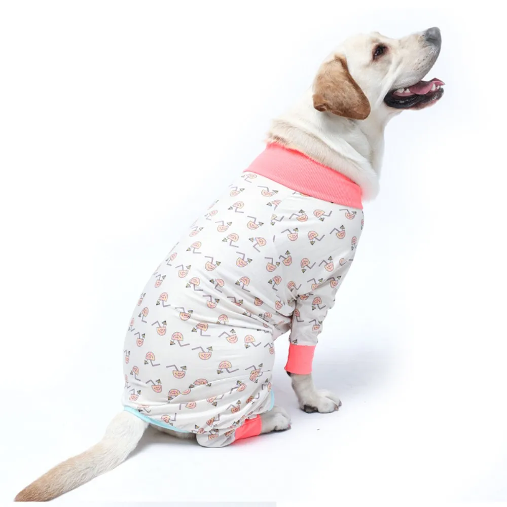 Dog Pajamas Jumpsuit Full Belly Coverage For Pet Surgical Recovery Prevent Licking Wounds Bodysuit Coat Dog Costume