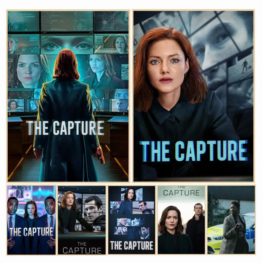 tv series T-The Capture-E Poster Decorative Wall Art Sticker for Cafe Office Bedroom and Living Room