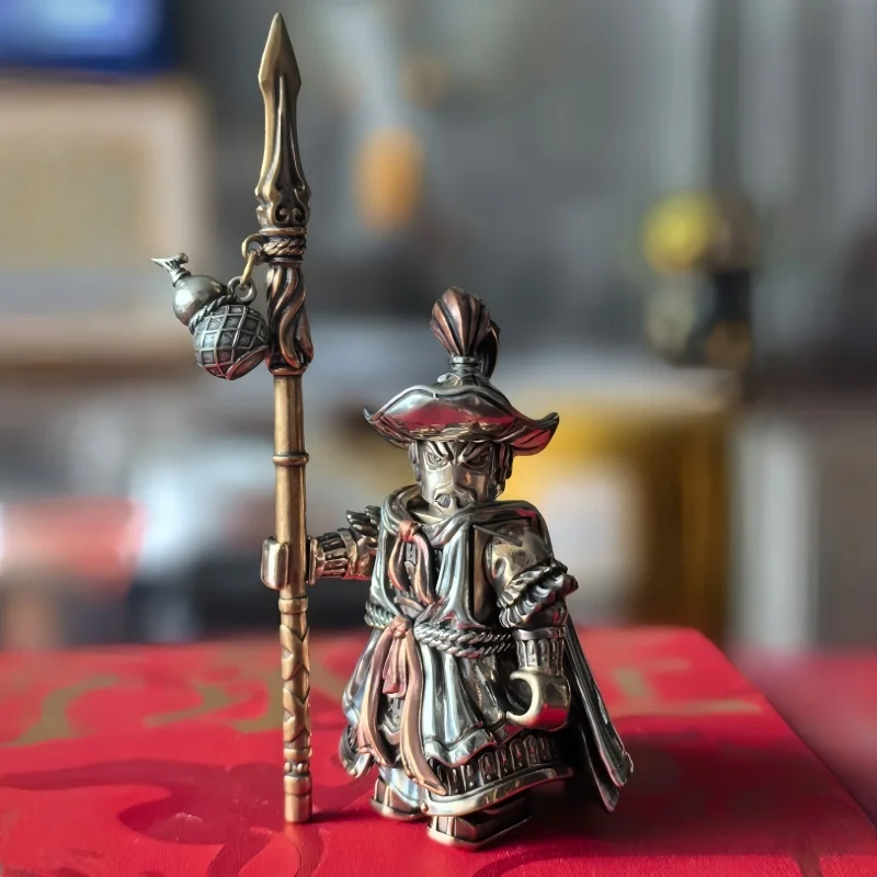 حار في المخزون النمط الصيني لاعب كبير ثلاث ممالك سلسلة تشاو يون تشاو زييلونج عمل نموذج لجسم سطح المكتب زخرفة اللعب الهدايا #3