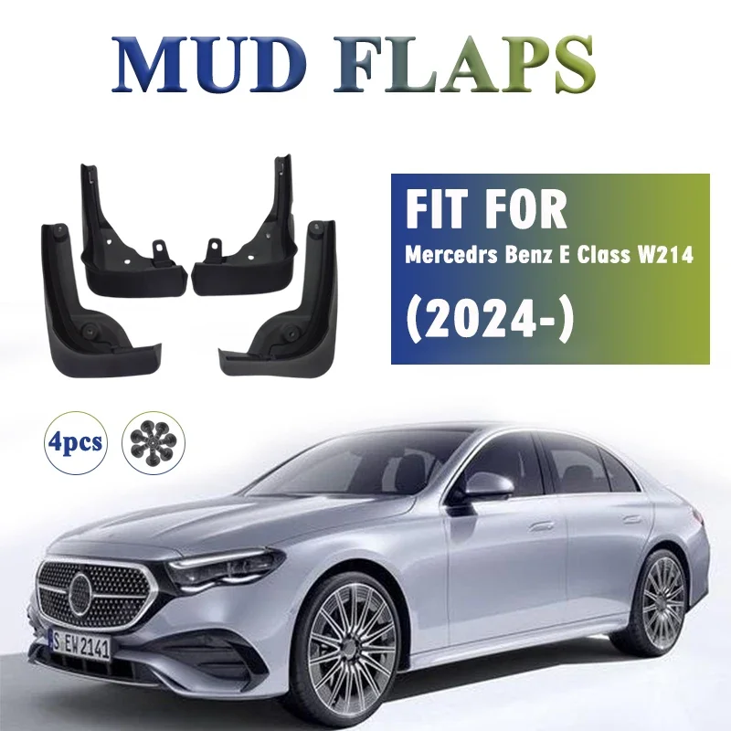 

2024 FOR Mercedes Benz E Class W214 Mud Flaps Guard Splash Mudguard Fender Mudflaps Car Accessories Front Rear 4pcs