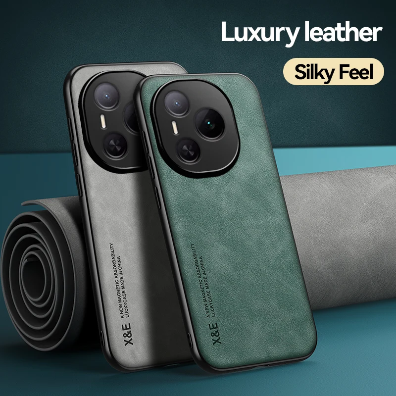 

For Huawei Honor Power Car Holder Magnetic Case Leather Texture Phone Case Huawei Honor Power Phone Coques Huawei Honor Power