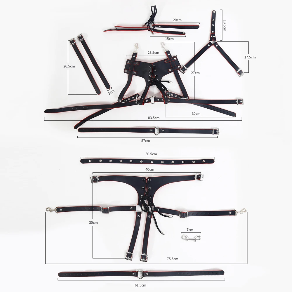 XXOO Erotic Sexy Lingeri Teacher Leather Strap Belt Bandage Outfits Hollow Sexy Lingerie Clothes Temperament Set Erotic Costumes