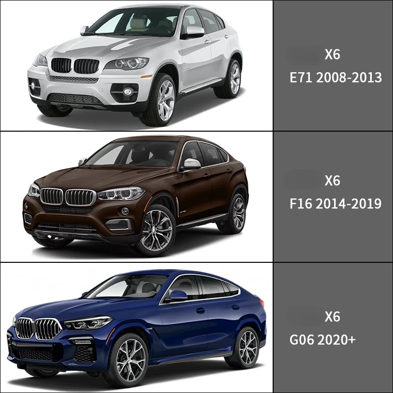 BMW X6 E71 F16 G06 ウィンドウバイザー 4個セット