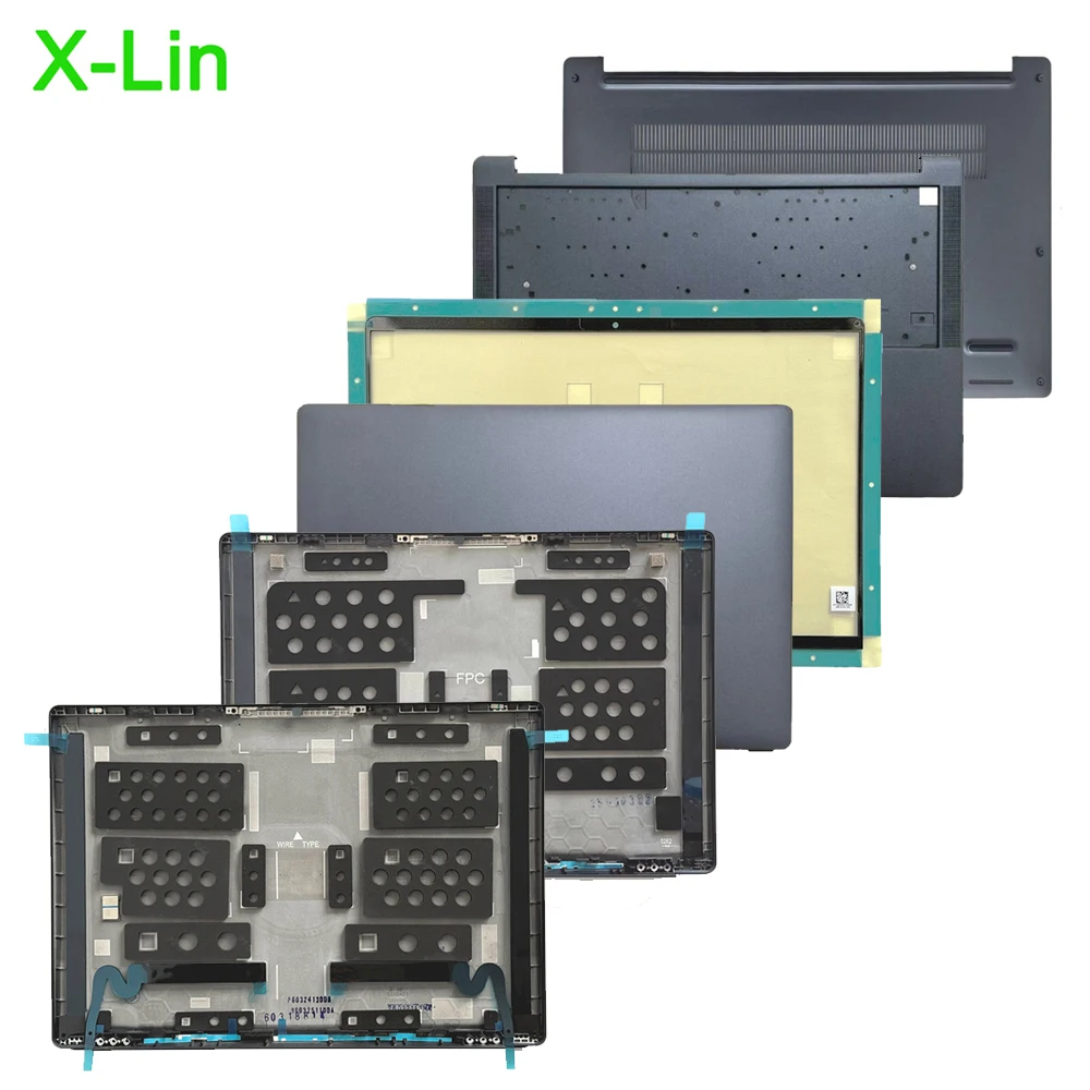 For DellPro 14 Premium PA14250 laptop screen back case top cover frame bezel palm rest bottom shell upper lower 052T54 04NDKK