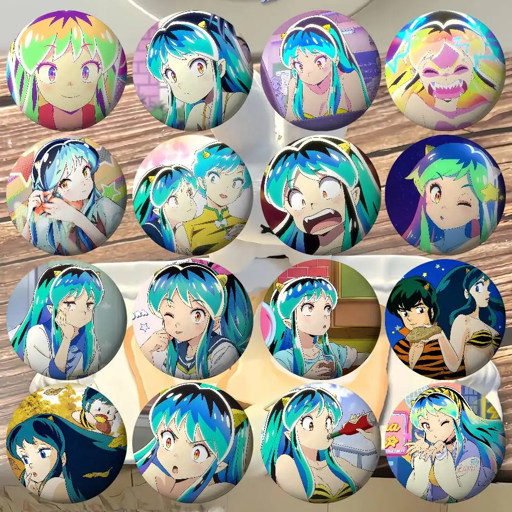 Urusei Yatsura Anime Abzeichen Spaß Kreative Knopf Pins Broschen Schöne Abzeichen Für Kleidung Rucksäcke Gute Geschenke Für Kinder Freunde