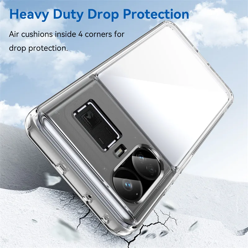 For Realme GT5 Case Realme GT GT5 5G Cover Luxury TPU Cases Shockproof Hard Back PC Silicone Protective Phone Cover Realme GT5