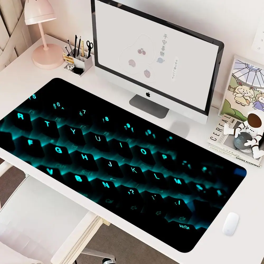 keyboard Mouse Pad XXL 800x400mm Mouse Pad Large Computer Laptop Non-slip Keyboard teclado mecânico gamer Desk Mat Mousepad