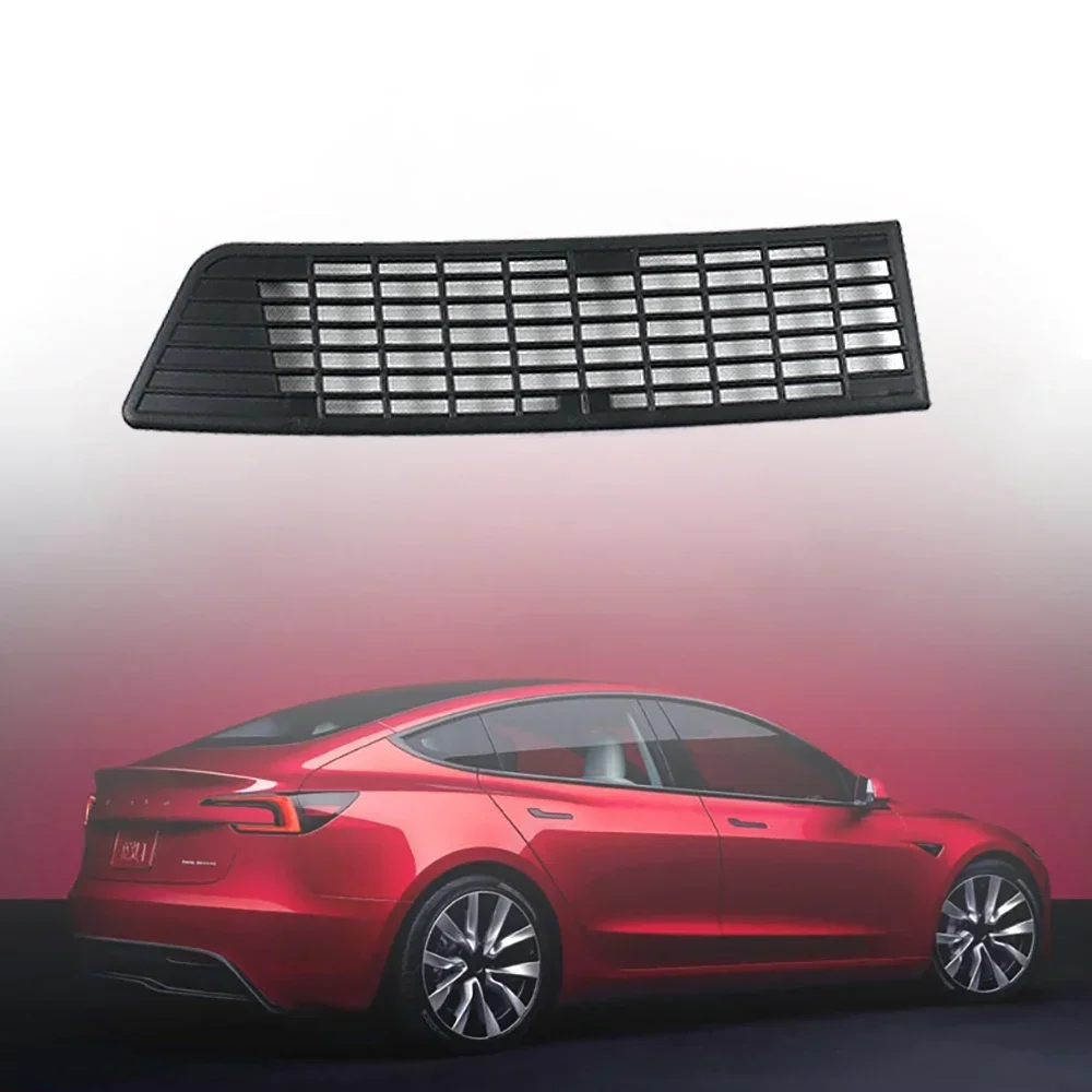 Air Flow Vent Cover Trim, Prevenção Anti-Bloqueio, Entrada Capa Acessórios para Tesla, Novo Modelo 3 Highland, 2024