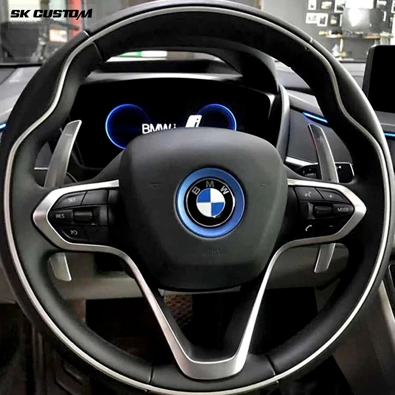 SK CUSTOM For BMW M3 M4 M5 M6 F36 F21 F22 F32 F30 F80 F06 F20 F23 F10 F11 F12 F15  aluminum alloy steering wheel paddle shifter