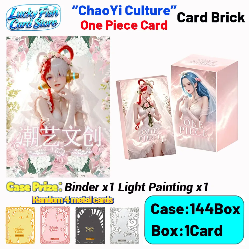 

Wholesale 2026 New ChaoYi Creative Studio One Piece Cards Case:144 Pieces Card Brick