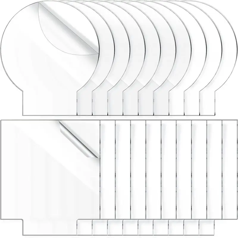 [HOT!A34R】 20 Pcs 2 Mm Led Acrylic Light Base For Light Base Plastic Cast Clear Acrylic Sheet Square And Round Acrylic Panel Sig