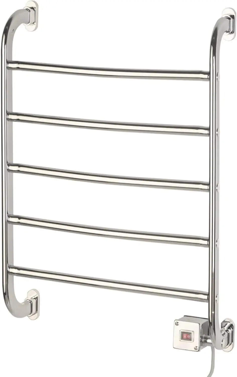 Warmrails Regent Towel Warmer - Wall Mounted Towel Warmer Rack for Drying Towels and Garments - 25.5-Inch Chrome Finish Frame wi