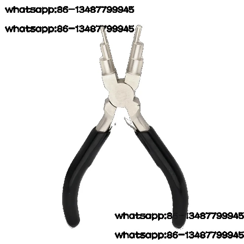 Ladder Type Round Nozzle Pliers 6 Inch Six-section Jewelry Pliers DIY Handmade Wire-wound Beaded Pliers, Coil-winding Tools