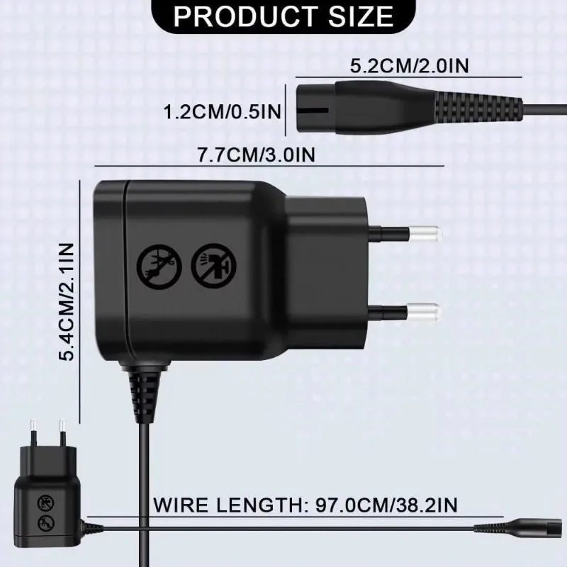 4.3V Charger Compatible for Philips Norelco OneBlade QP2520 QP2620 QP2515 QP2510 MG3730 MG3720 MG3710 Electric Shaver